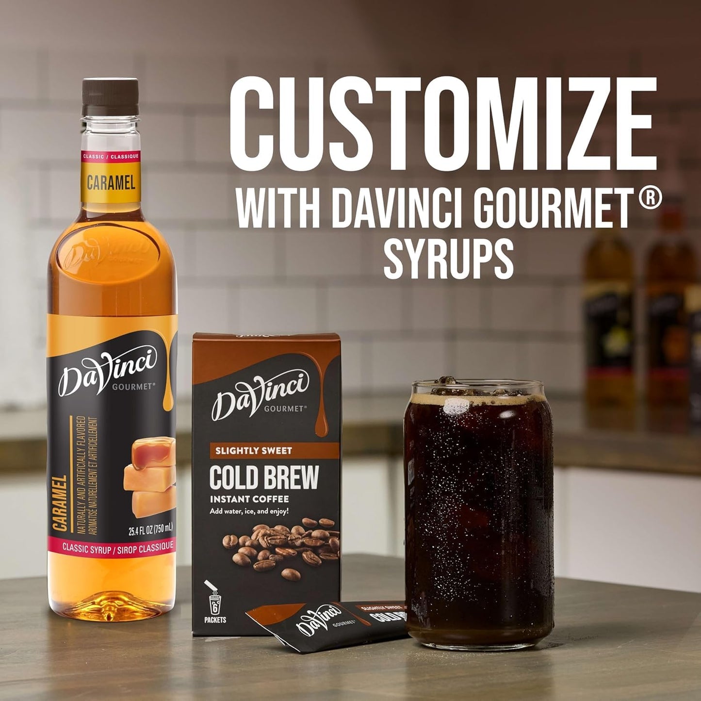 DaVinci Gourmet Instant Lavender Cold Brew Coffee Starter Kit