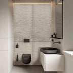 5-Pack 3D Faux Stone Wall Panels, PU Cement-Texture Wainscoting Panels - Image 7