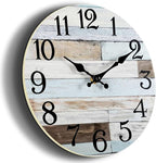 KECYET Wall Clock Battery Operated 10 Inch Silent Non-Ticking Coastal Country - Image 9