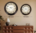 Vintage Wall Clock 16 Inch Quartz Silent Non-Ticking Analog Clock - Image 5