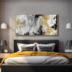 YJYart Abstract Wall Art Office Decor Gold Wall Decor - Image 3