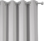 LEMOMO Blackout Curtains 52 x 84 inch/Light Grey Curtains Set of 2 - Image 7