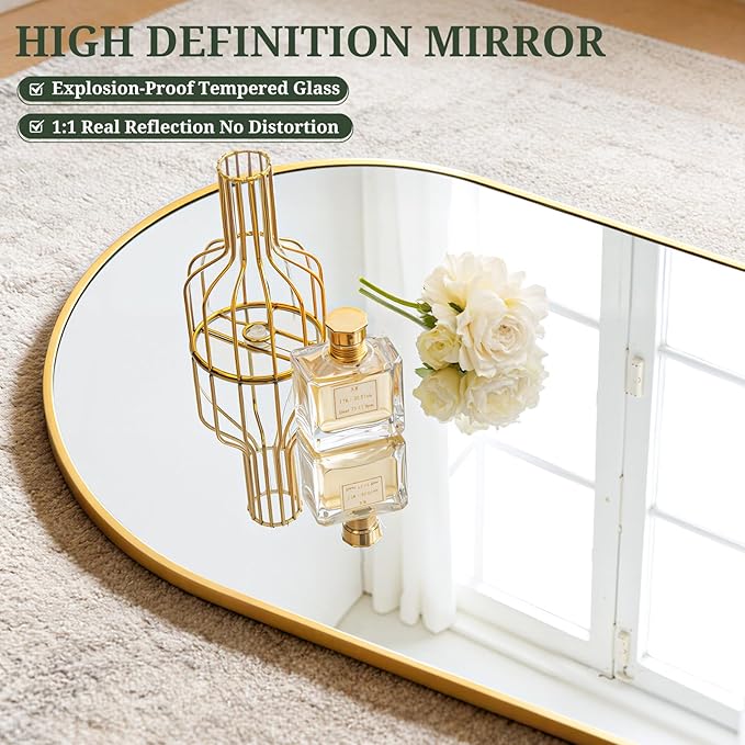 Mirror Full Length 59"x16" Full Body Floor Mirror - Image 5