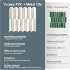 Vamos Tile Peel and Stick Backsplash Seamless Tile, 1-Sheet Stick on Backsplash - Image 4