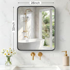 NEWBULIG 28X32 Inch Bathroom Mirror - Image 2