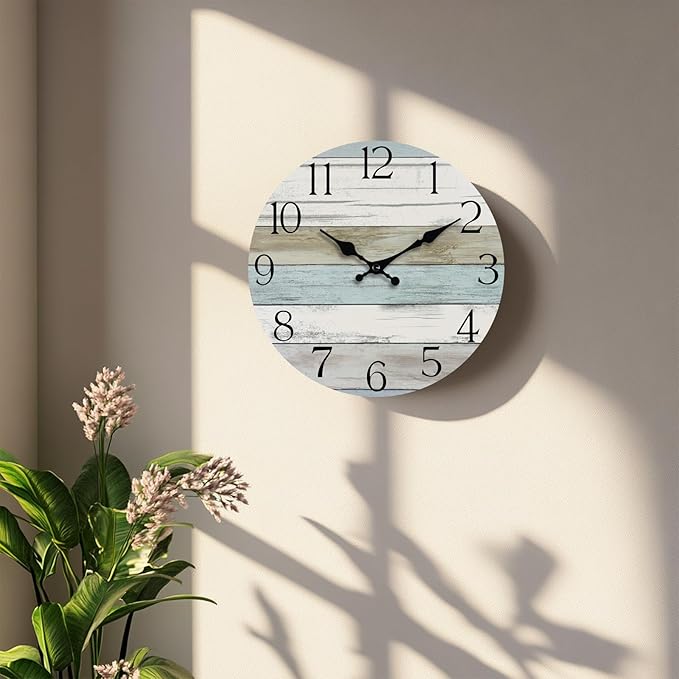 Wall Clock, 14 Inch Wall Clocks Battery Operated Silent Non Ticking, Large - Image 6