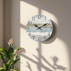 Wall Clock, 10 Inch Silent Non Ticking Wall Clocks Battery Operated, Rustic - Image 6