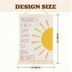 Supwhd Nursery Positive Affirmations Wall Decor, Inspirational Add Up to Big - Image 6