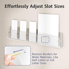 HIIMIEI Brochure Holder Wall Mount, Pamphlet Display Stand - Image 4