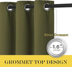 NICETOWN Window Treatment Sliding Door Curtain - Image 2