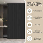 16-Pack 3D Slat Wall Panels — Soundproof Faux Wood Panels - Image 4