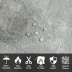 AULIGET 2-Piece Mountain Rock Peel and Stick Backsplash Wall Tiles, Laundry Room - Image 3