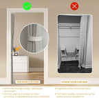 AJAZZ 100% Blackout Accordion Doors Interior Closet Curtain Doorway Curtains - Image 7