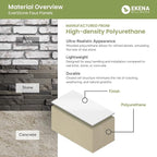 EverStone Cobblestone Faux Stone Panel, Shadow Moss Color - Image 3