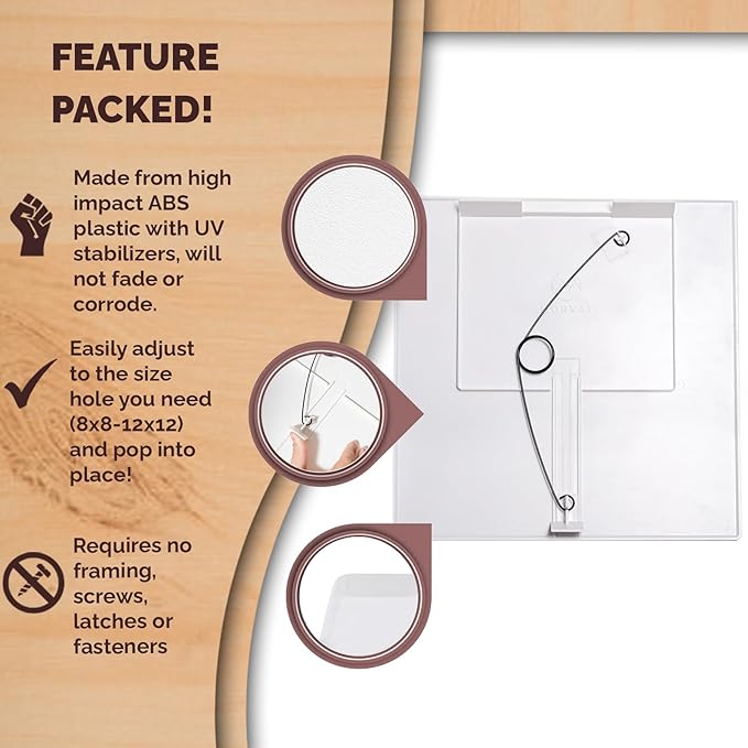 Morvat Adjustable Spring Access Panel 12"x12" Inches, - Image 4