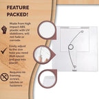 Morvat Adjustable Spring Access Panel 6"x6" Inches, - Image 4