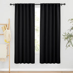 RYB HOME Blackout Curtains for Living Room, Back Tab & Rod Pocket Top by RYBHOME