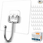 GLUIT Adhesive Large Wall Hooks by GLUIT
