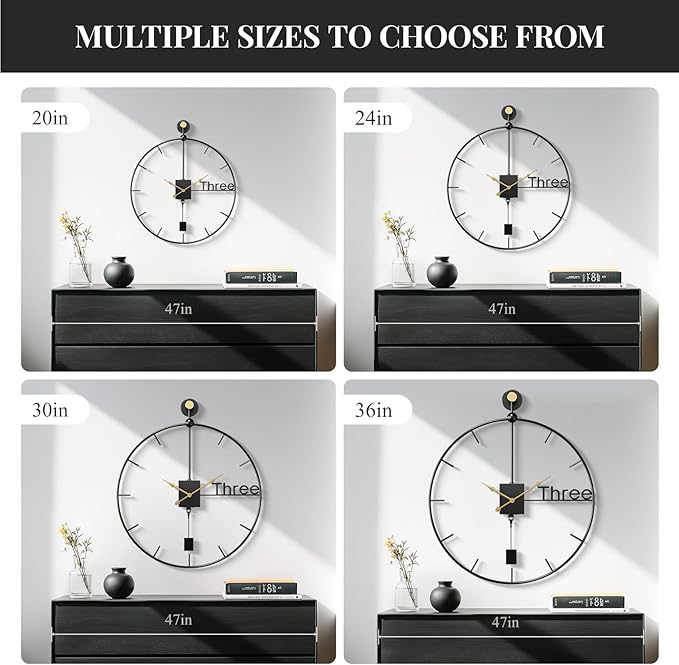 36 inch Wall Clock Extra Large Wall Clocks - Image 6