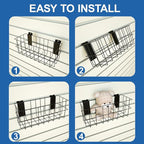 NeatiEase 29 PCS Slatwall Accessories Kit - Image 6