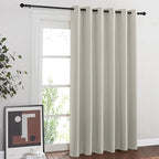 NICETOWN Room Divider Curtain for Bedroom, Grommet Patio Door Curtain Sound by NICETOWN