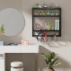PPN Towel Rack Bathroom Storage Shelves Over The Toilet - Image 5