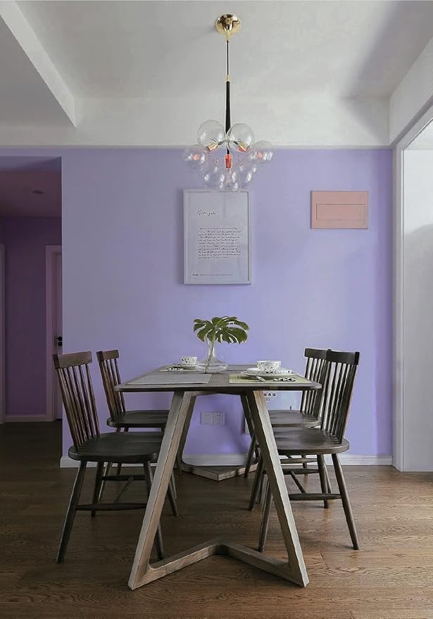 118"x17.7" Purple Wallpaper Solid Color Peel and Stick Wallpaper Purple Contact - Image 8