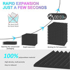 JBER 12 Pack Acoustic Foam Panels - Image 4