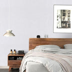 White Wallpaper Grasscloth Peel and Stick Wallpaper 15.7"x 118" Fabric Contact - Image 2