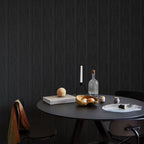 JiffDiff Wallpaper Peel and Stick Textured, 3D Black Embossed Wall Paper Stick - Image 5