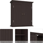 ChooChoo Bathroom Wall Cabinet, Over The Toilet Space Saver Storage Cabinet - Image 4
