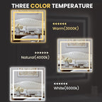 LOAAO 28"x30" LED Bathroom Mirror - Image 5