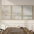 Framed Christian Wall Art Set of 3, Jesus Leaves the 99 Sheep Framed Canvas by Cuspin