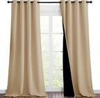 NICETOWN Living Room Completely Shaded Draperies, Privacy Protection & Noise by NICETOWN