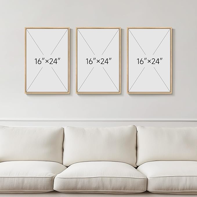 Framed Sage Green Boho Wall Art Bedroom, 3 Piece Bohemian Botanical Paintings - Image 7