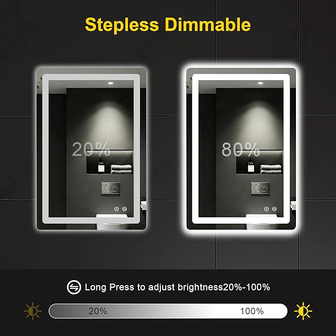 LED Bathroom Mirror with Lights - Image 5