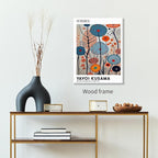 Yayoi Kusama Framed Wall Art 11x14in Vintage Japanese Painting Posters Tokyo - Image 5