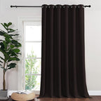 NICETOWN Room Divider Curtain 132 Inches Long, Wide Blackout Sliding Door by NICETOWN