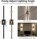 1 Pack Battery Operated Wall Sconce - 10000mAh Wireless Sconce Rechargeable - Image 2