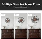 Cuspin 30 Inch Large Wall Clock, Silent Non Ticking Battery Operated Roman - Image 6