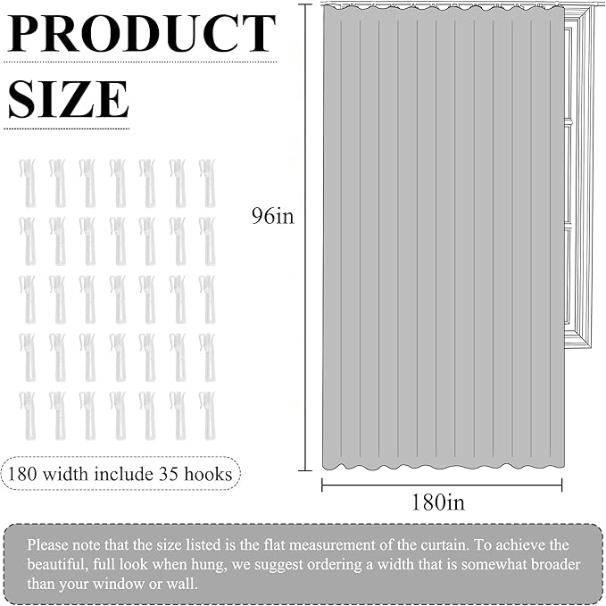 RYB HOME Total Blackout Curtain - Image 7