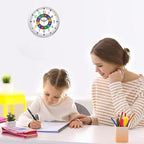 XFM Wall Clock for Kids 16 Inch Kids Teaching Wall Clocks Battery Operated - Image 3