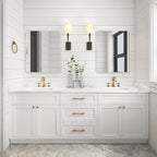 Silver Metal Framed Bathroom Mirror - Image 3
