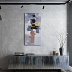 Ardemy Abstract Wall Art for Living Room Canvas Art Wall Decor, Modern Textured - Image 6