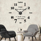 VANGOLD Large DIY Wall Clock Modern 3D Wall Clock - Image 10