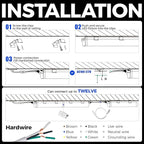 Barrina 6 Pack LED T5 Integrated Single Fixture 1FT, Linkable Under Cabinet - Image 9