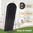 Full Length Mirror, Oversized Floor Mirrors, Leaning Free Standing Mirrors - Image 7