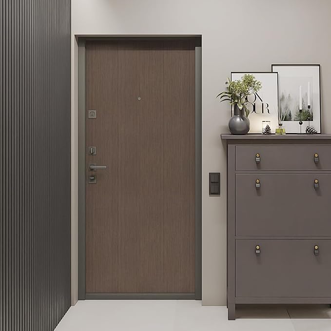 Brown Grasscloth Peel and Stick Wallpaper - Image 4
