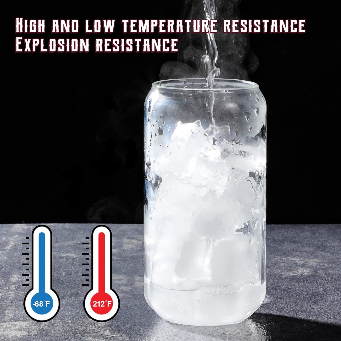 NETANY 2 Pack Glass Cups with Bamboo Lids and Straws 16 oz, Gifts for Women, Drinking glasses set, Iced Coffee, Tea Cup, Cute Aesthetics Tumbler Cup, Mothers Day, Birthday Gifts for Her Mom