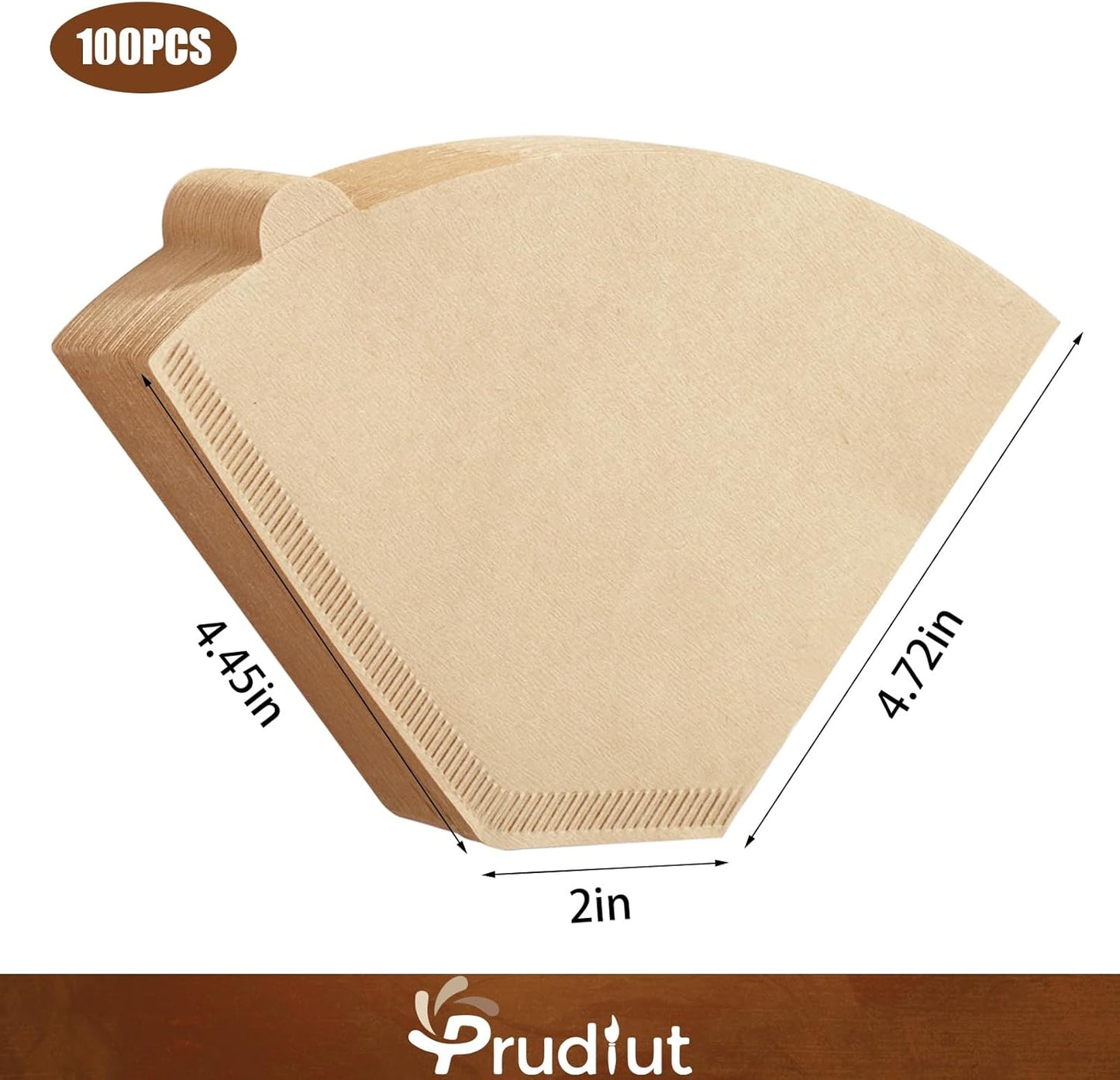 200 Count #4 Cone Coffee Filters 8-12 Cups, Disposable Coffee Filters 4 Cone Paper Unbleached Natural 4 Filters Paper Compatible with Ninja, Drip and Pour Over Coffee Maker